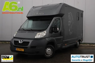 Peugeot Boxer 335 2.2 HDI L4 Paardenwagen 131PK B Rijbewijs 2 Paards Paardentruck Super Compleet Top onderhouden Airco Cruise Control Achteruitrijcamera Camera Bij Paarden