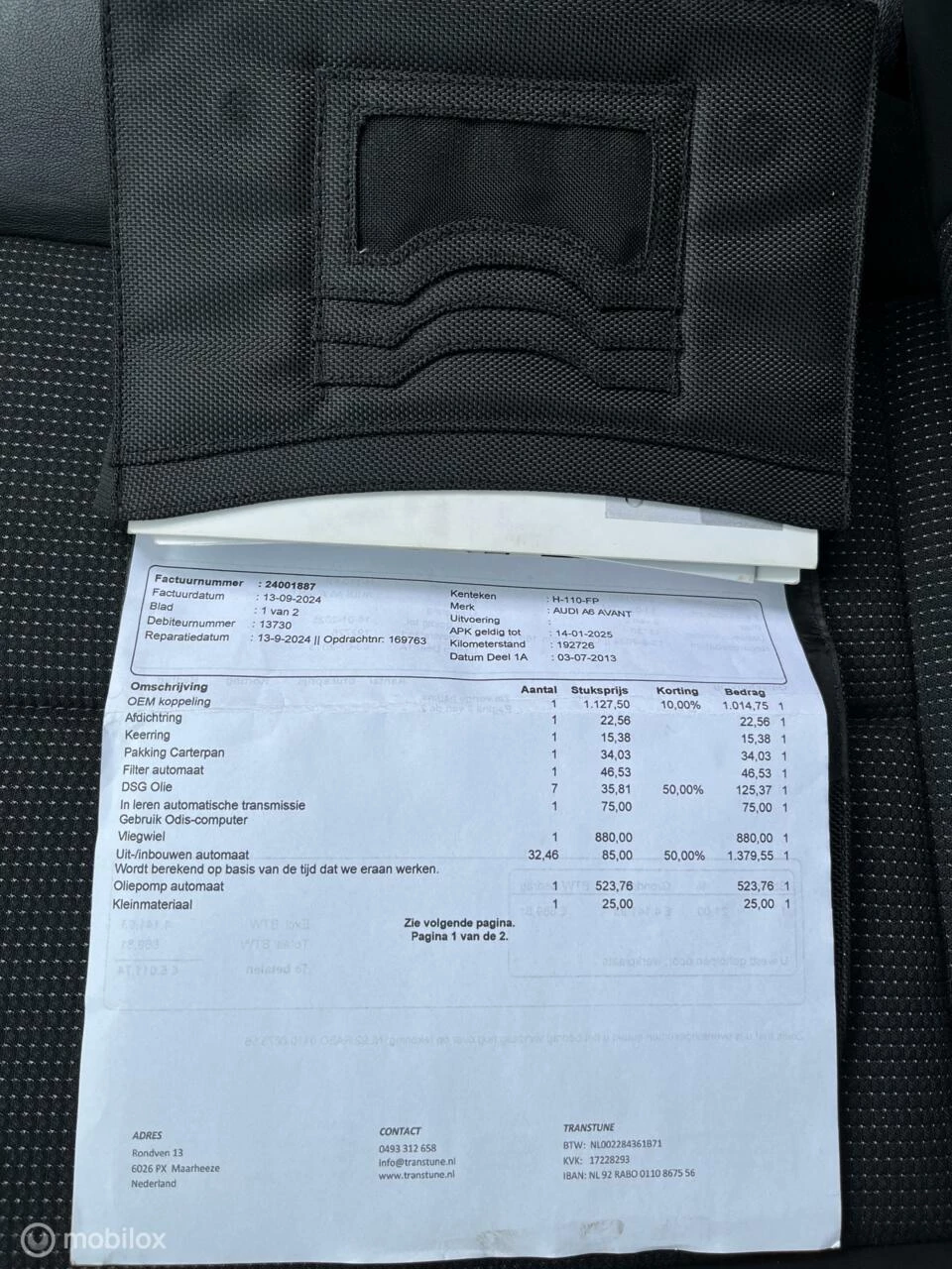 Hoofdafbeelding Audi A6