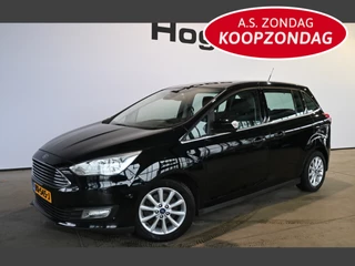 Ford Grand C-Max 1.0 Titanium Cruise control Clima Trekhaak PDC 100% Onderhouden! Inruil Mogelijk!