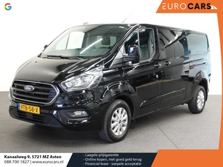 Ford Transit Custom 300 2.0 TDCI L2H1 Limited Dubbele cabine Automaat Navigatie Airco 2x Schuifdeuren Trekhaak Parkeersenoren Carplay Trekhaak