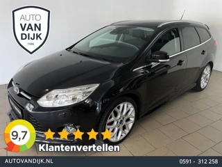 Hoofdafbeelding Ford Focus Ford Focus Wagon 1.6 EcoBoost Titanium AIRCO NAVI CRUISE ELEK RAMEN CENT VERG TREKHAAK SPOILERS PRIVACYGLAS STATION NETTE AUTO