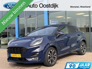 Ford Puma 1.0 EcoBoost Hybrid ST-Line 125PK Winterpack Cruise Camera Navi Climate Parkeersensoren Full-LED Privacy Glass *Sportief*