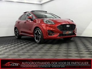 Ford Puma 1.0 EcoBoost Hybrid ST-Line X 155PK Panoramadak, Camera, Navi, Half leder, Winterpakket, Elektrische achterklep, Cruise control, Keyless start