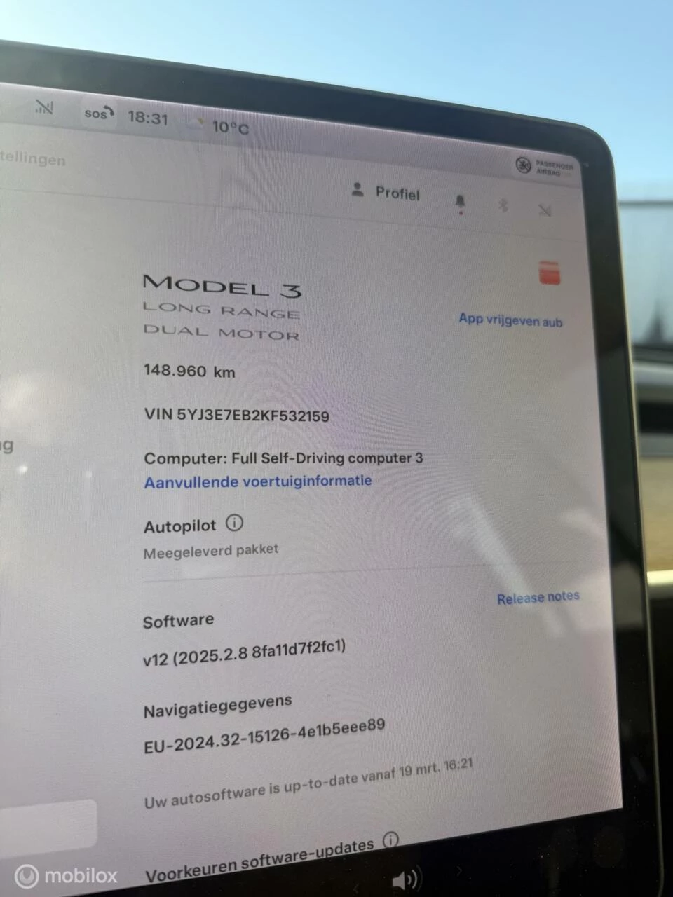 Hoofdafbeelding Tesla Model 3