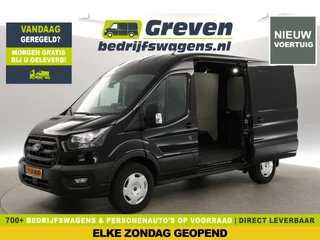 Ford Transit 350 2.0 TDCI 165PK L2H2 Trend | BPM VRIJ | 2800kg | Trekh. | Aut. | Virtual Cockpit | Schuifdeur L+R | 3-Zits | Airco | Cruise | Camera | Carplay.