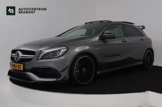 Mercedes-Benz A-klasse AMG 45 4MATIC (PANORAMADAK, AERO PAKKET, KUIPSTOELEN, H/K, STOELVERWARMING, CAMERA, DEALER ONDERHOUDEN)