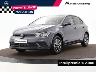 Volkswagen Polo Life Edition 1.0 TSI 95 pk 5 versn. Hand · Airconditioning automatisch, 2-zone (climatronic) · Regensensor ·