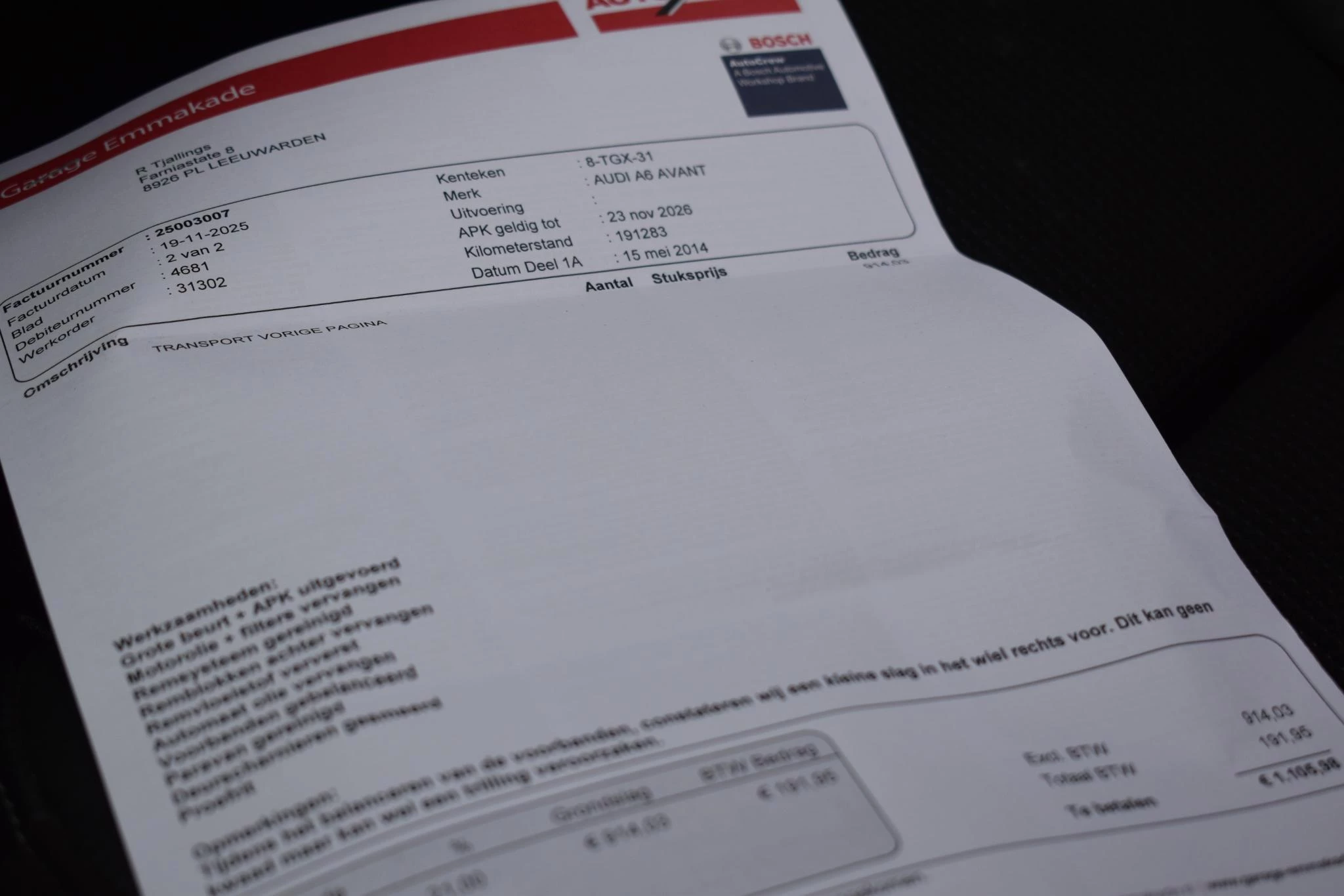 Hoofdafbeelding Audi A6