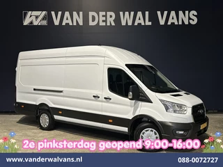 Ford Transit 2.0 TDCI 185pk L4H3 Jumbo Euro6 Airco | Camera | LED | Cruisecontrol | Verwarmde voorruit Parkeersensoren, Bijrijdersbank, 2800kg trekvermogen