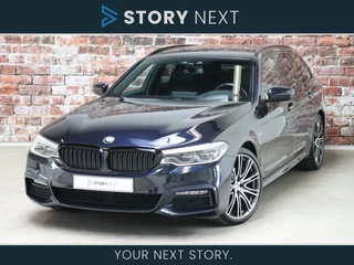 BMW 5 Serie Touring 520i High Executive M Sport Pakket Automaat / Live Cockpit Professional / 20 Inch / Head-Up Display / DAB / Stoelverwarming / Comfortstoelen / Hifi / Climate control / Extra Getint Glas / Cruise Control / Shadow Line / Driving Assistant