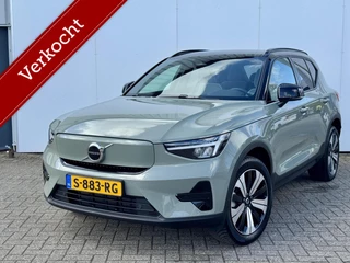 Volvo XC40 Recharge Plus Sage Green metallic een Tailored Wool Blend interieur| 96% SOH|ACC|PAS V/A|