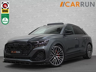 Audi Q8 60e 490pk Competition RS-Stoelen | 4WS Achteras Besturing | OLED | Laser | SQ8 Uitgevoerd | Massage | Ventilatie | Valcona Leder+ Pakket | B&O Sound | 23'' | Alcantara hemel | Head-Up | Soft-Close | Panodak | 2x Memory | Trekhaak | Keyless-Entry | Luchtvering | Nw.Pr. 155.000,= | Nieuw! 13km 2026 | Fabrieksgarantie | Direct rijden.