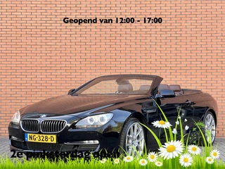 BMW 6 Serie Cabrio 640i High Executive | 320 PK! | Head-Up Display | Softclose | Xenon | 20" Lichtmetaal | Camera | Lederen Bekleding