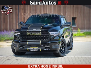 Dodge Ram 1500 Limited Night High Output 540HP 706Nm | Massage + Full Option | De Meest Luxe en Volle Pick-Up in zijn Klasse | Comfortabele Dubbele Cabine met Royale 5 Zitplaatsen | BPM vrij | Nu Leverbaar uit Voorraad | Voorraad Nr 2356 - 0990