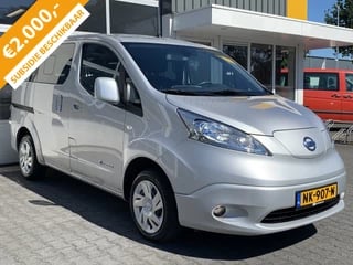 Nissan e-NV200 80KW 24 kWh Evalia 7-persoons Connect Edition € 17.800,- ex btw na Subsidie Climate control Cruise control Navigatie Combi Personenbus Passenger Groepsvervoer Taxi Inclusief BTW en BPM !! Groen rijden Zero emmision