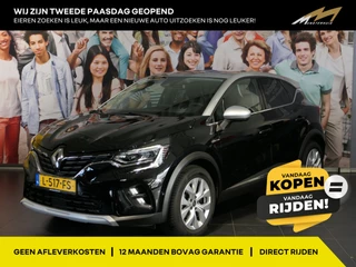 Renault Captur 1.0 TCe 90 Intens - Occasion Lease vanaf €529 p/m - Dealer onderhouden - Rondom camera - Dodehoek -