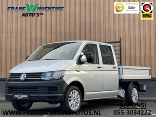 Hoofdafbeelding Volkswagen Transporter Volkswagen Transporter 2.0 TDI L2H1 DC | Marge! | Pick-up! | 6 Pers. | Trekhaak | Apple Carplay | Cruise Control | Stop&GO | Airconditioning |