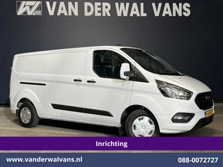 Ford Transit Custom 2.0 TDCI L2H1 Inrichting Euro6 Airco | Navigatie | Camera | LED | Cruisecontrol | Android Auto Parkeersensoren, Verwarmde voorruit, Stoelverwarming, Bijrijdersbank, 2800kg trekvermogen