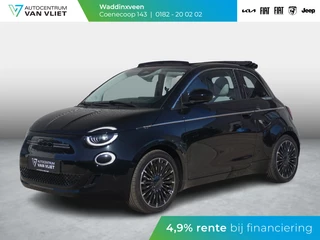 Hoofdafbeelding Fiat 500e Fiat 500e Cabrio La Prima 42 kWh | By Bocelli | Leder | 17" | Navi | Winter Pack |