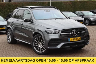 Mercedes-Benz GLE 350 de 4MATIC Premium Plus AMG / Trekhaak / Panoramadak / 360Camera / Head-up / 21'' / Luchtvering / Keyless / Apple CarPlay / Matrix LED / Stoelventilatie / Stuurverwarming / 4zone airco / Stoelverwarming 4x