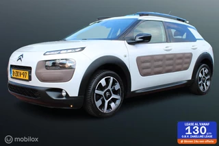 Citroen C4 Cactus 1.2 110 PK PureTech Shine, Pdc voor + achter + camera, Cruise, Navi, Clima, 17 Inch, Donker glas, Wit metallic lak