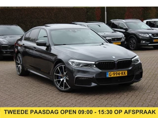 BMW 5 Serie 540i High Exe. M Sport / Trekhaak / Schuifdak / Camera / Leder / Keyless / 20'' / Stoelventilatie+Verwarming / Stuurverwarming / Dodehoek / DAB / ACC