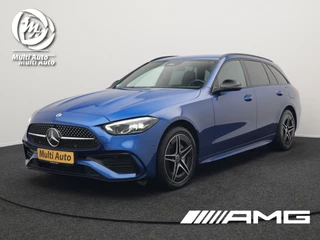 Mercedes-Benz C-Klasse Estate 300 e AMG Line Plug In Hybrid NIEUW MODEL dealer O.H PHEV | Alcantara Sportstoelen Verwarmd | Camera | Sfeerverlichting | Apple Carplay | Night Pakket | BLIS | Virtual |
