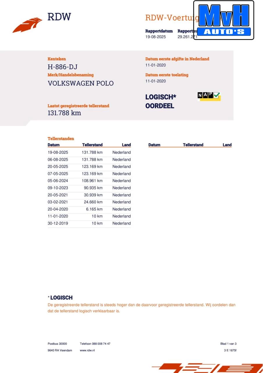 Hoofdafbeelding Volkswagen Polo