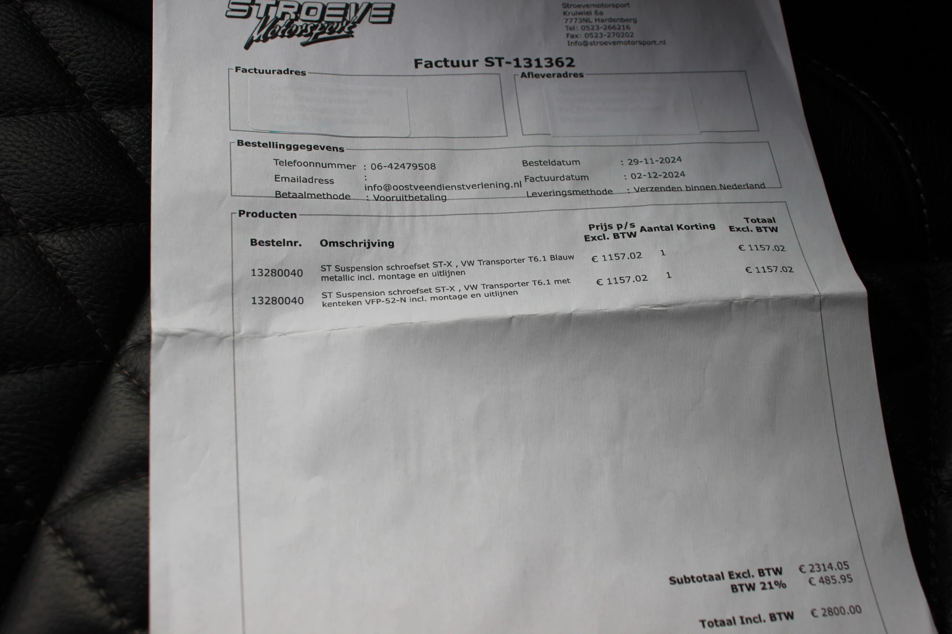 Hoofdafbeelding Volkswagen Transporter