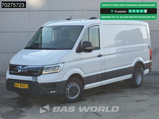 MAN TGE 5.180 Automaat L3H2 180PK Dubbellucht 3t Trekgewicht Navi Camera Parkeersensoren Airco Cruise L2H1 Airco Cruise control