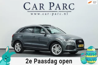 Audi Q3 1.4 TFSI CoD S Edition 3x S-LINE/FACELIFT/LED/PANO/BOSE/HALF LEDER+S.VERWARMING/LMV/PDC/CRUISE/ECC/12 MND GARANTIE