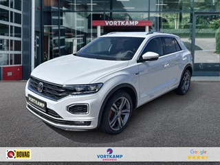 Hoofdafbeelding Volkswagen T-Roc Volkswagen T-Roc 1.5 TSI DSG R-LINE TREKHAAK/CAMERA/NAVI/ACC/CARPLAY/STOELVERW