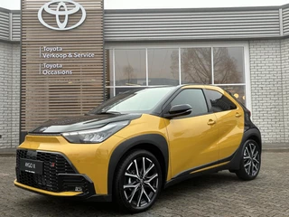 Toyota Aygo X HYBRID 115 GR SPORT NIEUW & DIRECT LEVERBAAR!!! STOELVERW PARK-SENSOREN JBL-AUDIO KEYLESS NAVI APPLE/ANDROID SPORTSTOELEN 18" LM-VELGEN