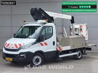 Iveco Daily 35S14 Hoogwerker Klubb 11meter werkhoogte Navi Airco Cruise Camera Euro6 Hubarbeitsbühne 1Personen Airco Cruise control