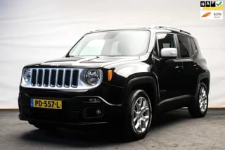 Jeep Renegade 1.4 MultiAir Limited Automaat ORG NL [ Leder Stoelverwarming Trekhaak Keyless Lane Assist ]