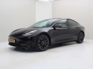 Tesla Model 3 Performance AWD 486pk 75 kWh FACELIFT 87% SoH [ WIT LEDER+AUTOPILOT+567KM WLTP+PREMIUM AUDIO ]