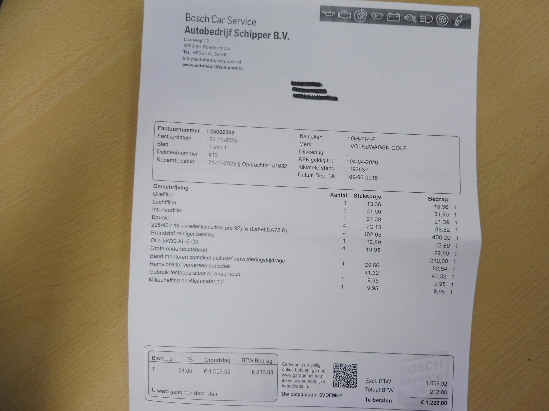 Hoofdafbeelding Volkswagen Golf