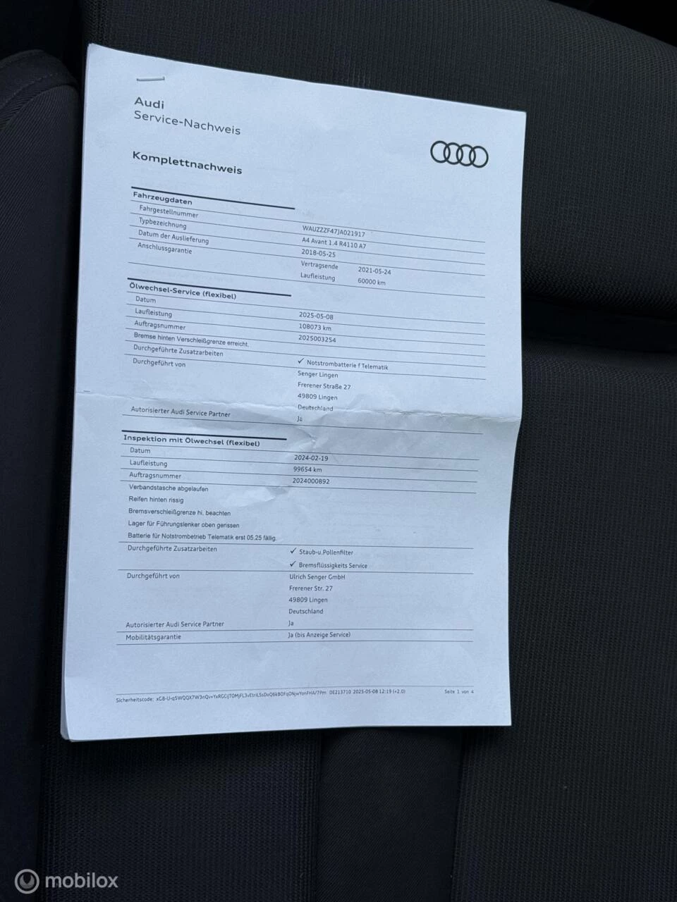 Hoofdafbeelding Audi A4