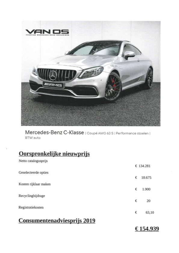 Hoofdafbeelding Mercedes-Benz C-Klasse