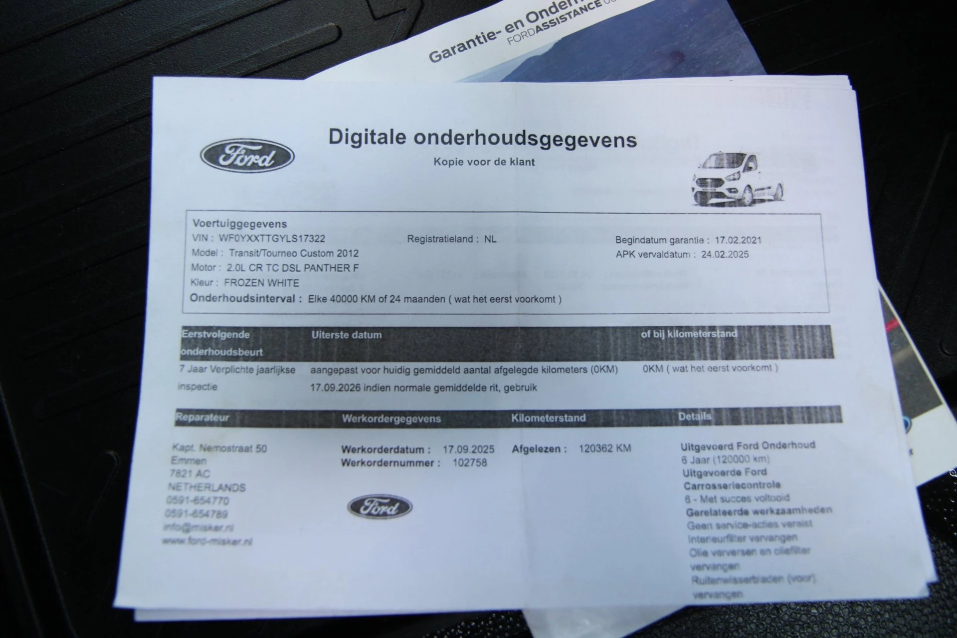 Hoofdafbeelding Ford Transit Custom