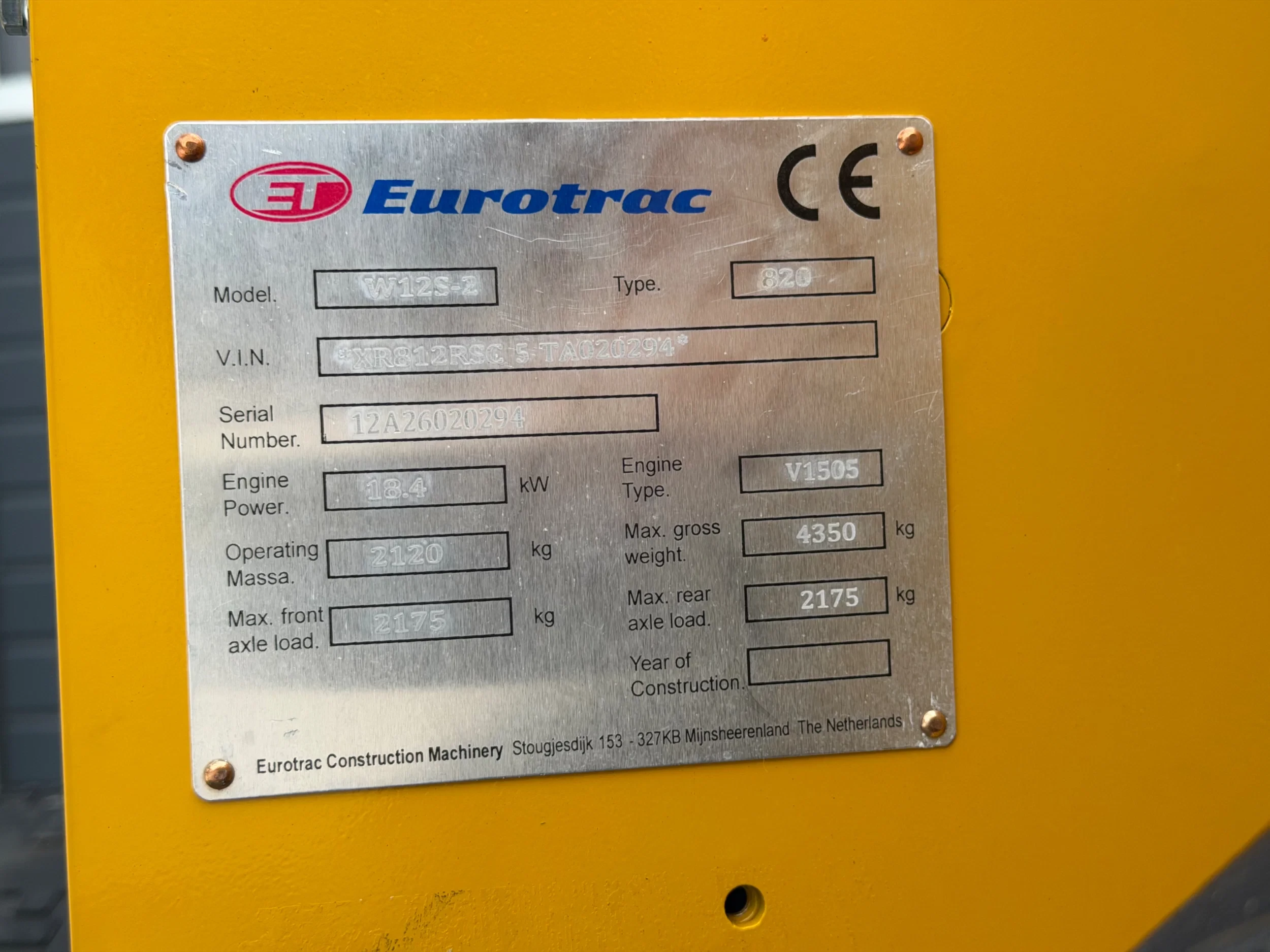 Hoofdafbeelding Eurotrac 