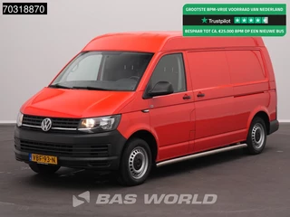 Volkswagen Transporter 150PK Benzine Dubbele schuifdeur IL2H2 nbouw Werkplaats Camera Trekhaak Airco L2 Hoog dak Airco Trekhaak