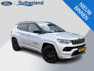Jeep Compass 4xe 240 Plug-in Hybrid Electric Trailhawk Afneembare trekhaak | Achteruitrij camera | Leder bekleding |