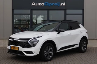 Kia Sportage 1.6 T-GDi Hybrid GT-PlusLine 180pk schuif/kanteldak, zwart Leder, Nederlandse auto