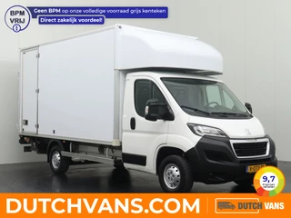 Peugeot Boxer 2.0BlueHDI 130PK Bakwagen+Laadklep | Navigatie | Dakspoiler | 3-Persoons | Airco