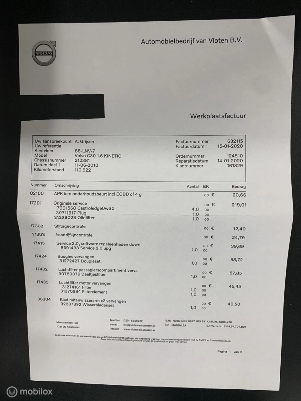Hoofdafbeelding Volvo C30