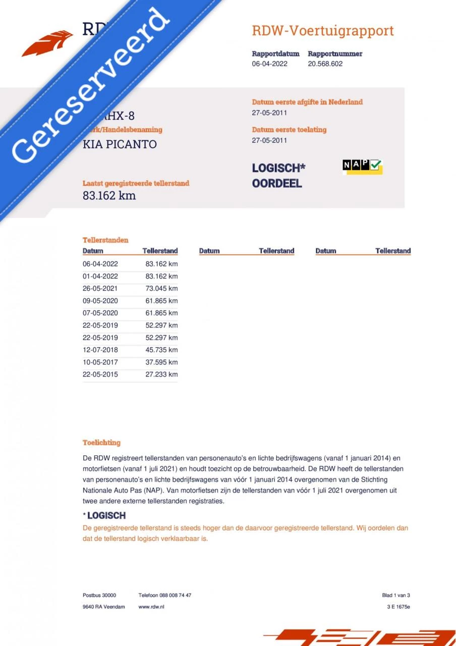 Hoofdafbeelding Kia Picanto