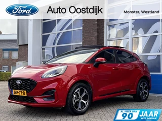 Ford Puma 1.0 EcoBoost Hybrid ST-Line 125PK Automaat NIEUW MODEL!! Panodak Afn. Trekhaak Winterpack MATRIX-LED Elek. Achteklep Adaptieve Cruise SYNC4 Keyless Navi Privacy Glass *Full Options*