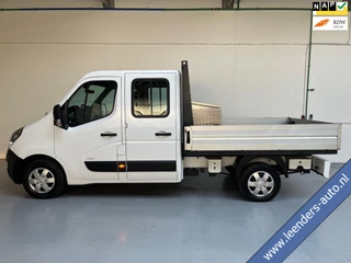 Renault Master Pick-up 2.3 Turbo 136pk euro6 L2H1 Dubbel Cabine 7persoons Airco Navigatie Trekhaak, Gereedschapkist, RIJKLAARPRIJS