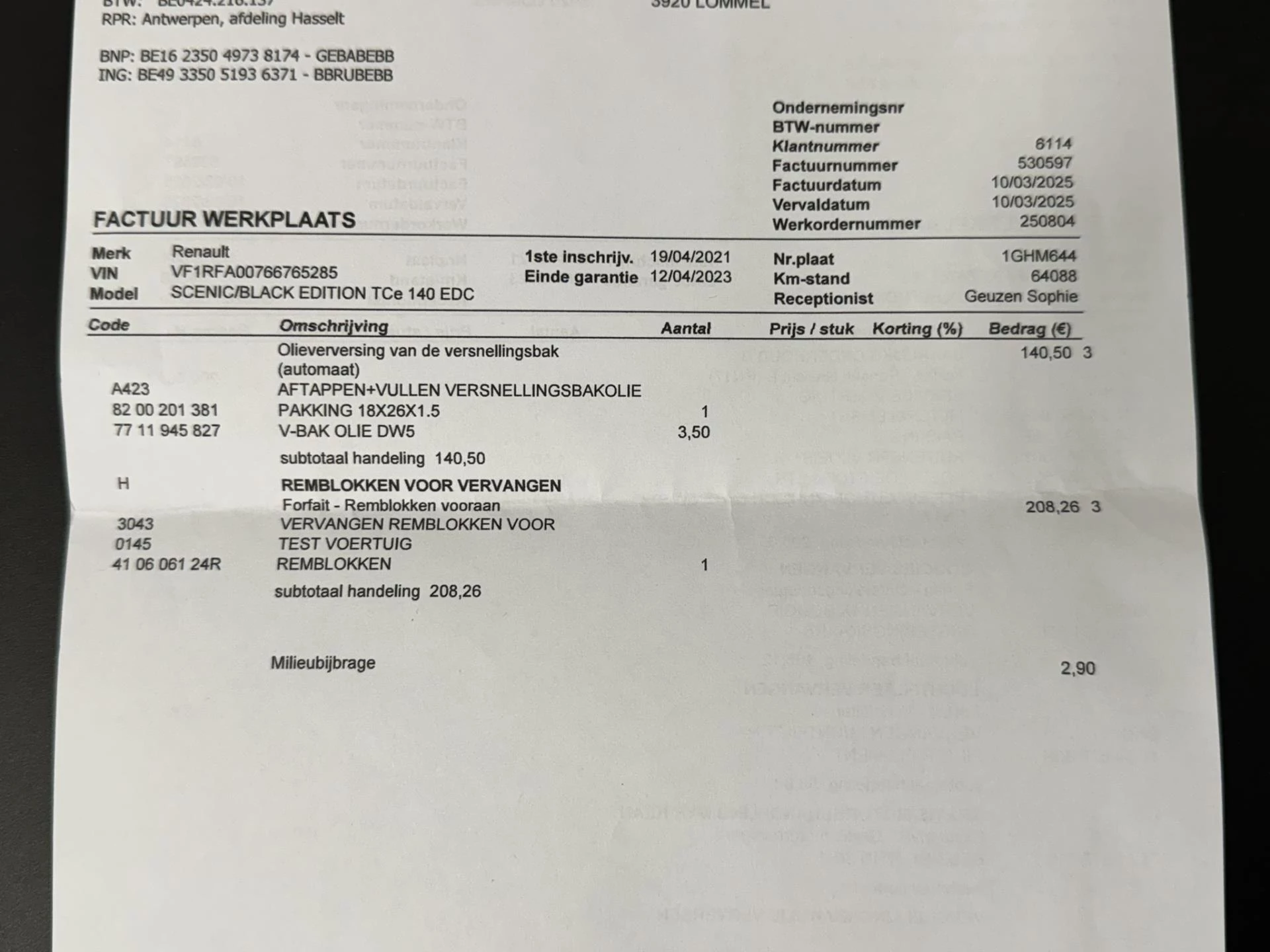 Hoofdafbeelding Renault Scénic